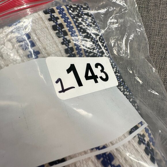 GAP Boho Shorts Striped Embroidered Side‎ Zipper Mid Rise Cotton Blend Size 4 - Picture 12 of 12